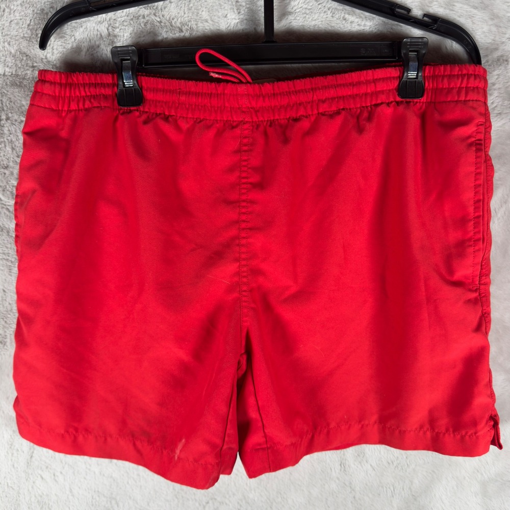 DBX Men's Red Athletic Shorts Elastic Waist Drawstring‎ Pockets Size L